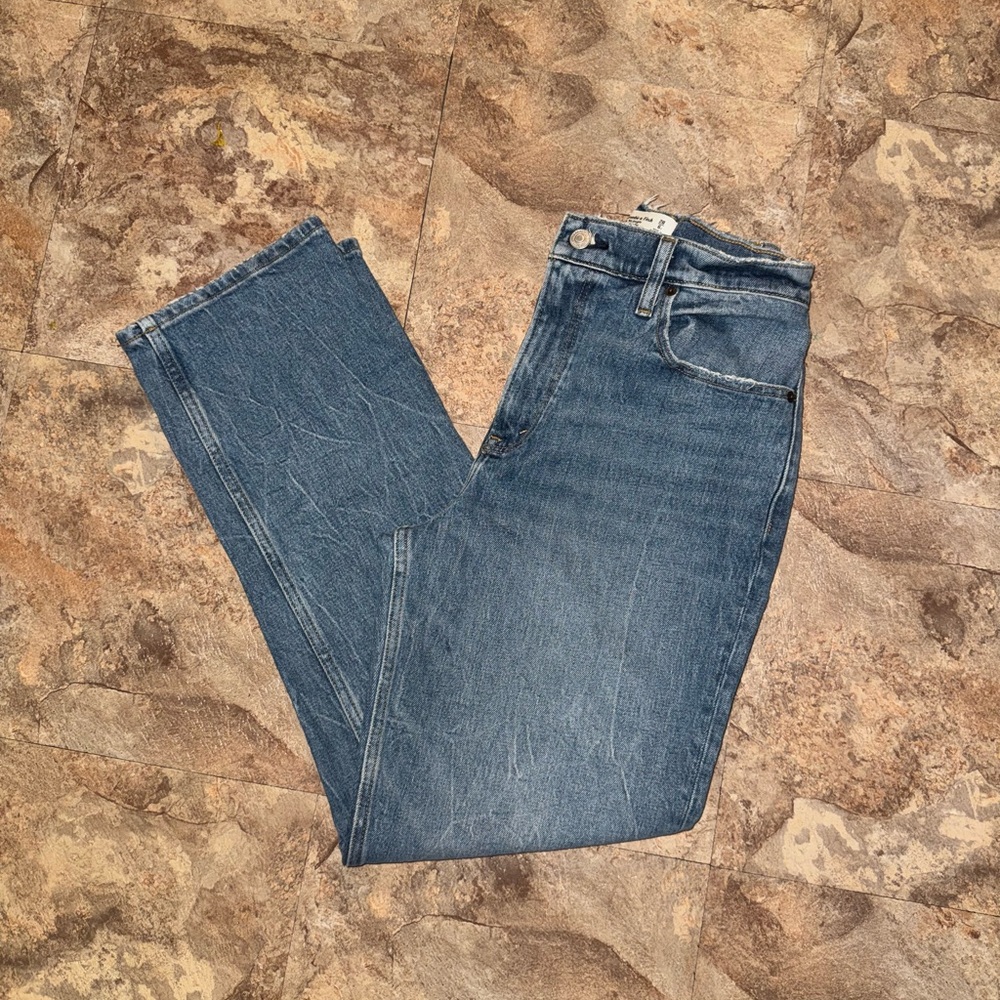 Abercrombie & Fitch 90s Straight Ultra High Rise
